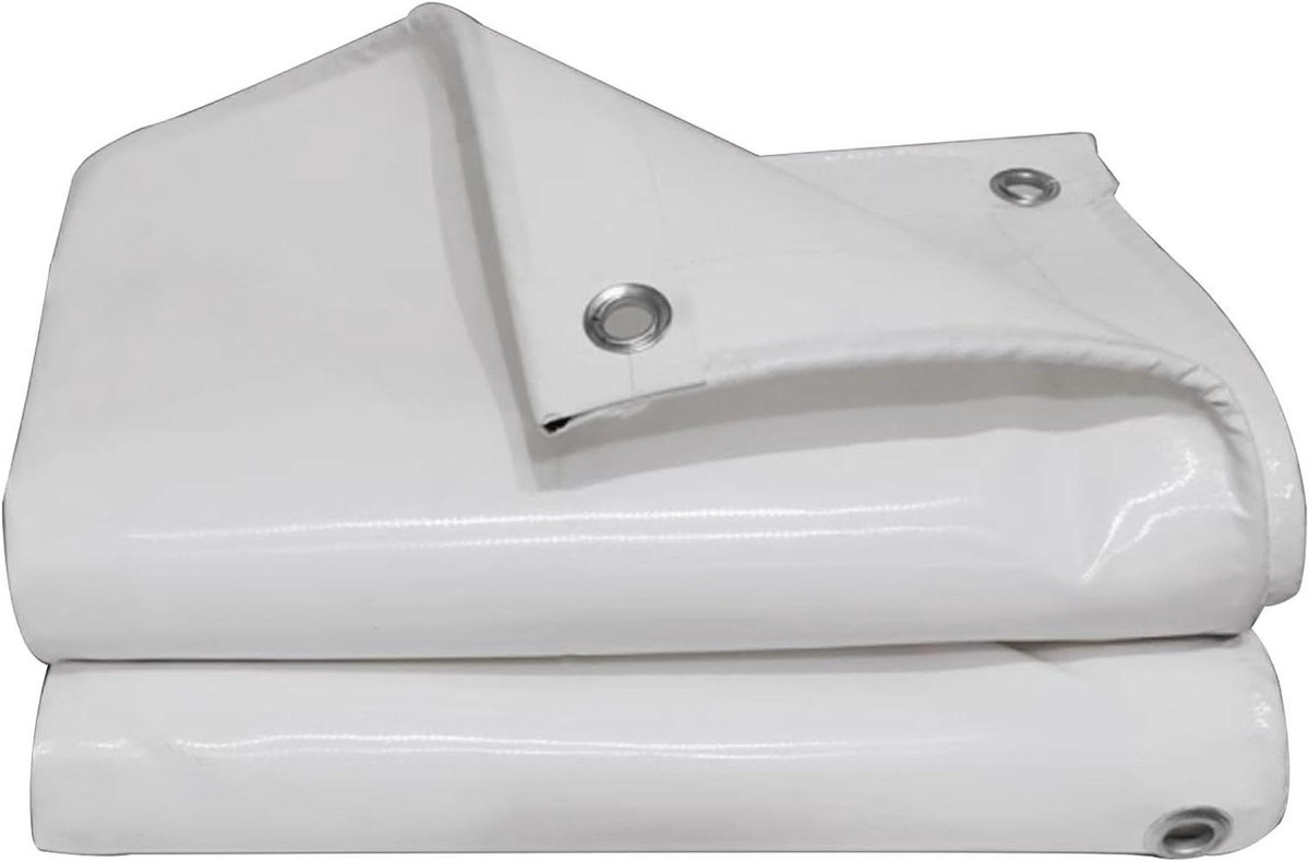 Buitenzeil - Waterdicht doek - Buitenbescherming - Verdikt slijtvast materiaal - 12 x 15 m - Wit