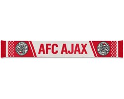 Ajax-sjaal wit/rood AFC Ajax