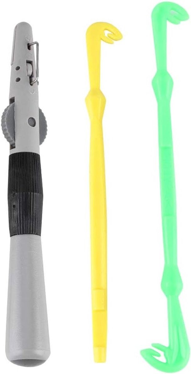 Complete set voor het maken van vissnoeren, handmatige knooptools, dubbele snelle knopen en accessoires voor onderlijn bevestiging