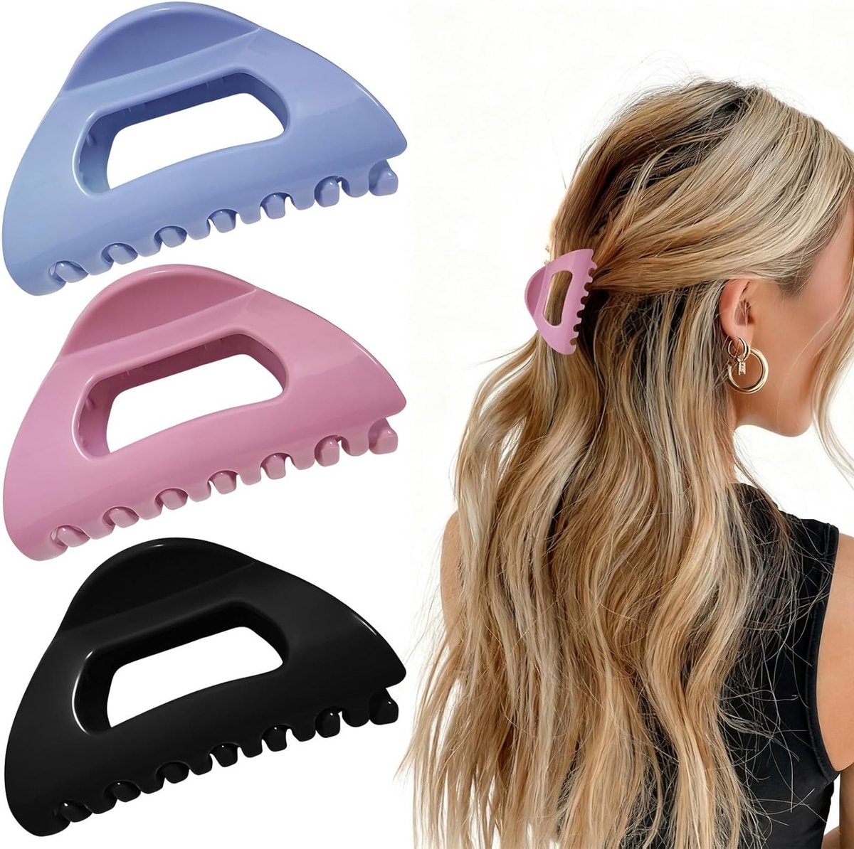 Comfortabele Haarspelden in Diverse Kleuren, Flexibele en Zachte Haarclips voor Dames, Breukbestendige Haaraccessoires voor Dagelijks Gebruik en Styling