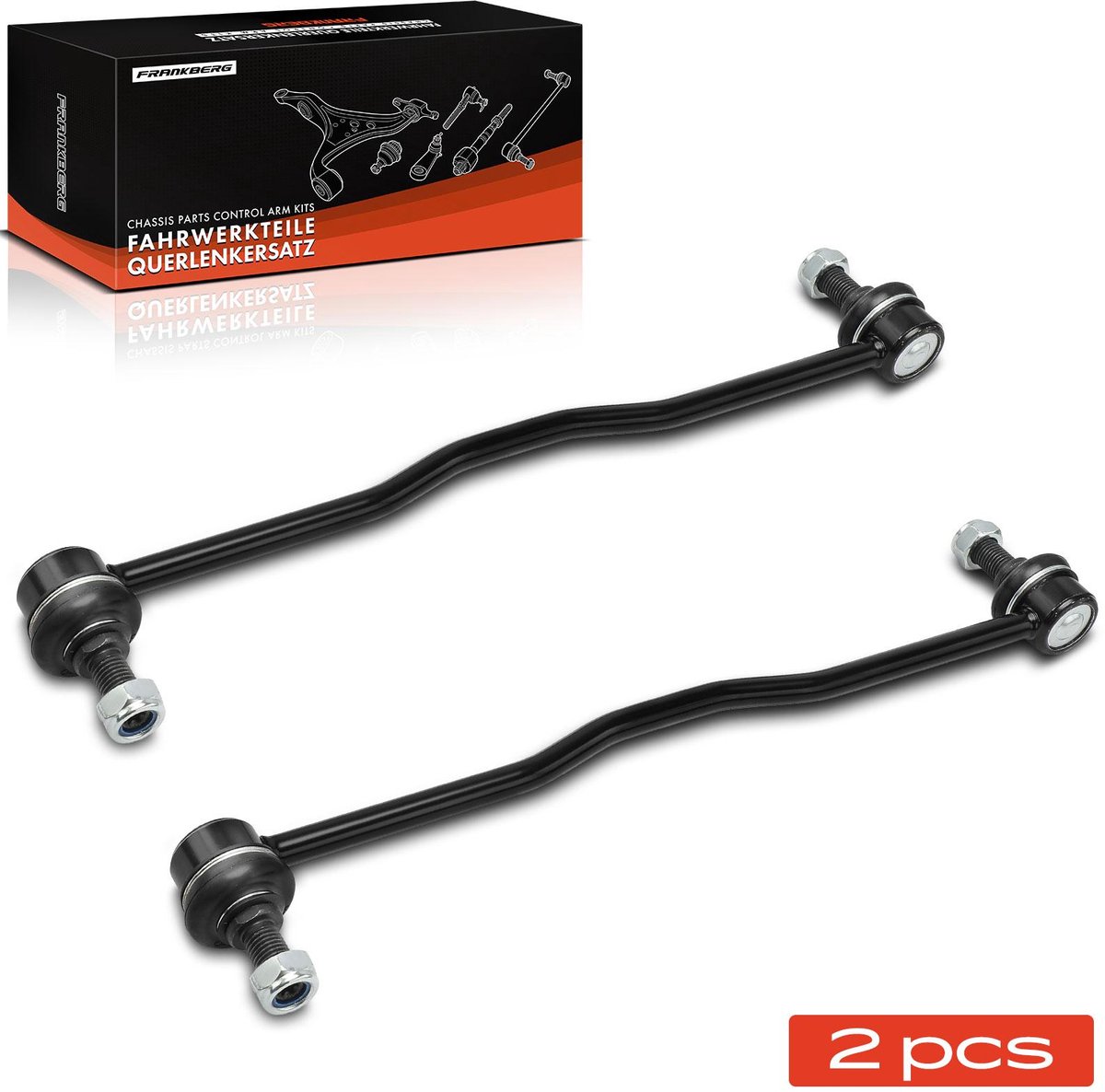 Frankberg 2x stabilisatorstang vooras links rechts voor Opel