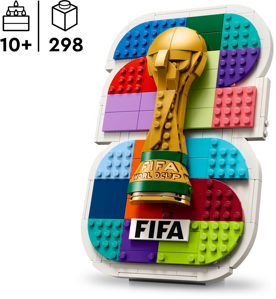 LEGO Editions FIFA World Cup 2026 Officieel Logo Voetbal Wereldbeker Bouwpakket - 43032 – foto 3