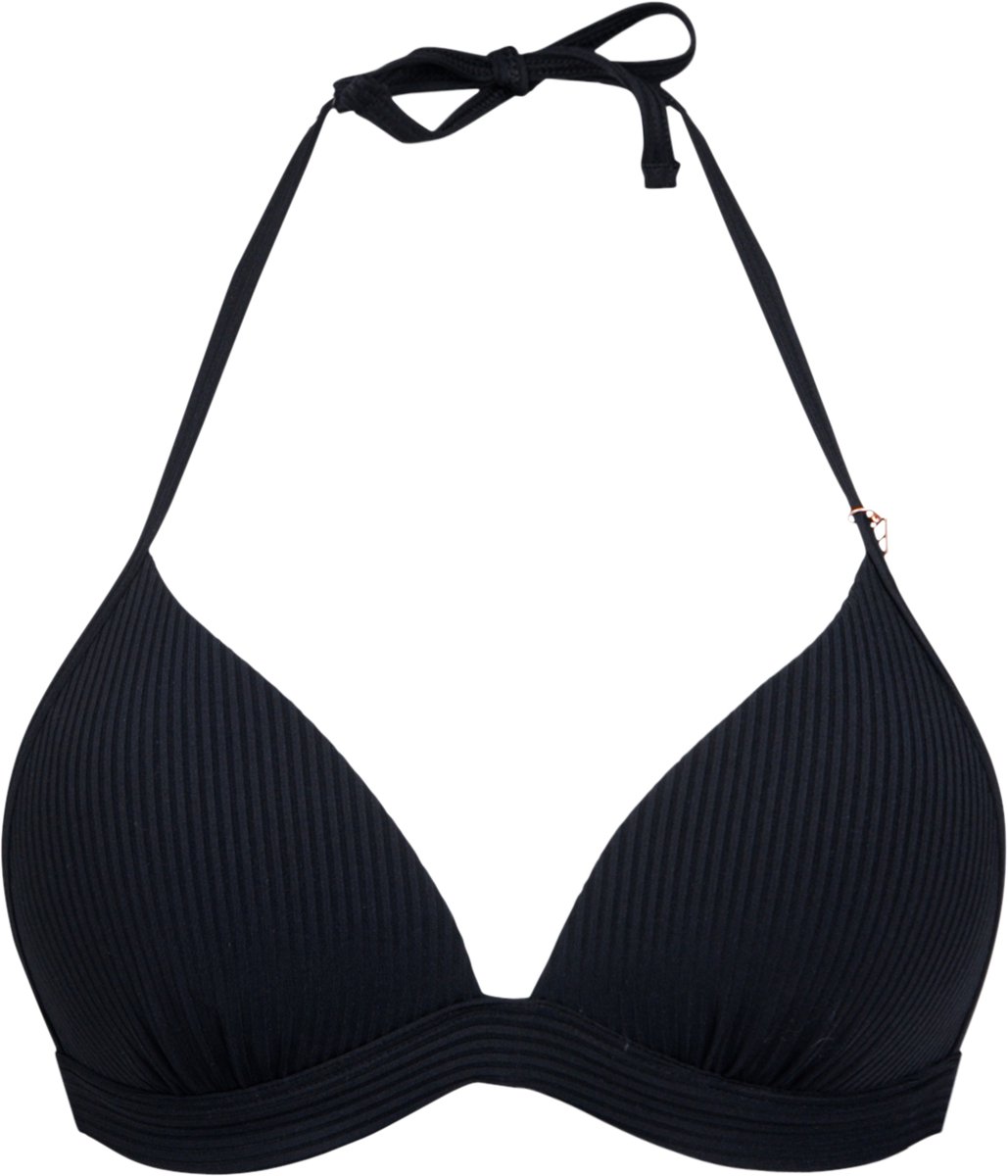Brunotti Lisselot-Rib Bikini Topje Triangel Bikini Dames 42 Zwart