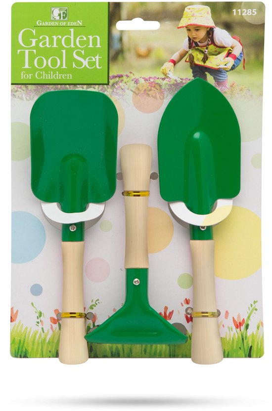 Tuingereedschap Set 3 Delig Kind - Schepjes En Harkje Voor Kinderen - Strand Speelgoed Set - Zandspeelgoed Voor Strand En Zandbak - Kinder Speelgoed Buiten van Merkloos	 — afbeelding 3