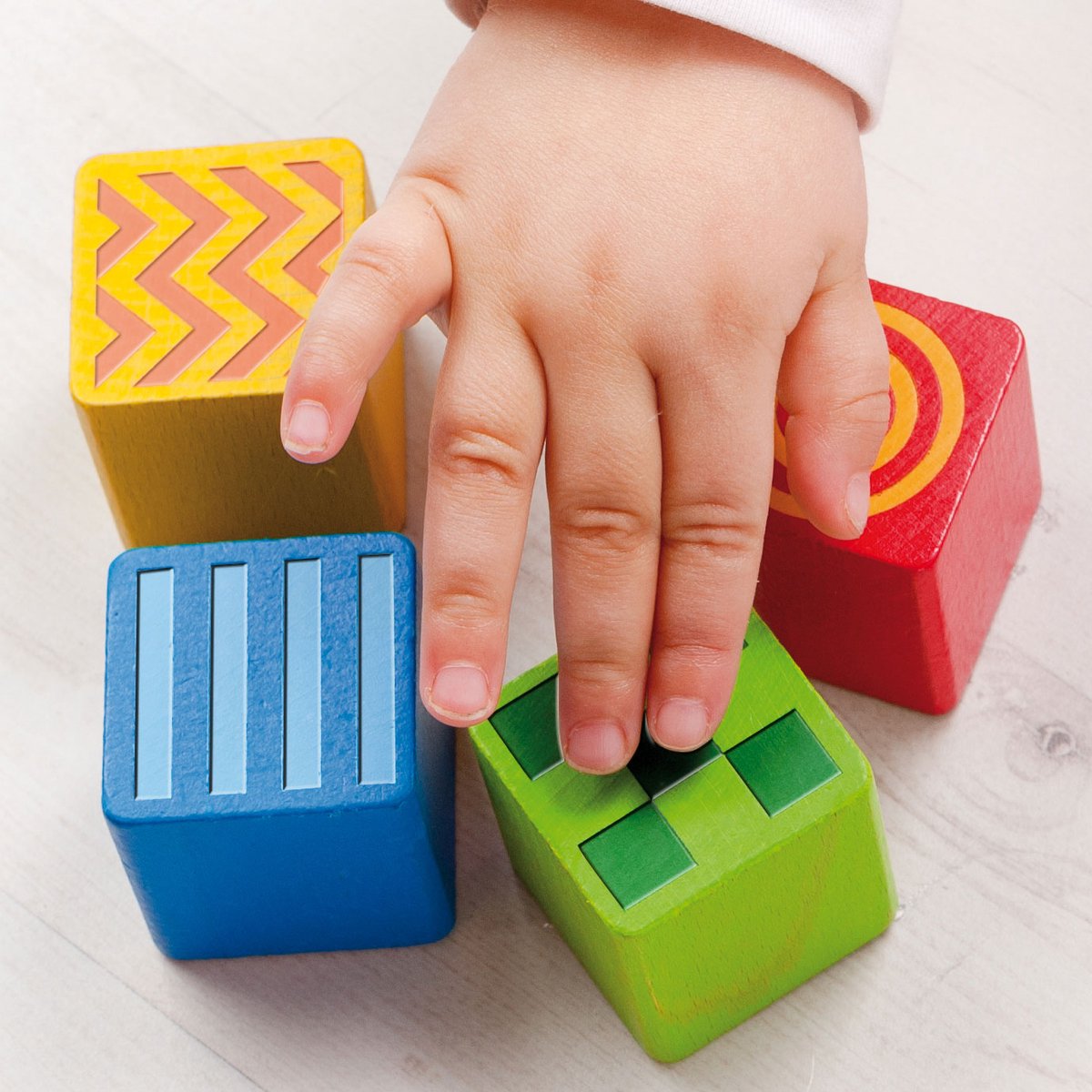 Baby voel en klank bouwblokken — afbeelding 2