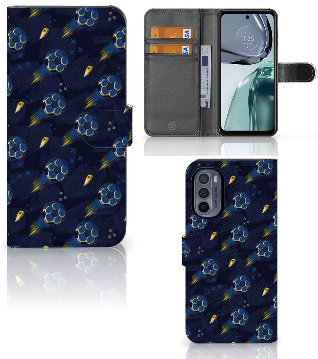Telefoon Hoesje voor Motorola Moto G62 5G Voetbal