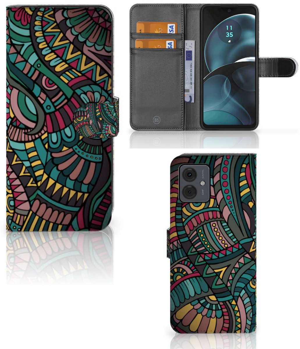 Motorola Moto G14 Telefoon Hoesje Aztec