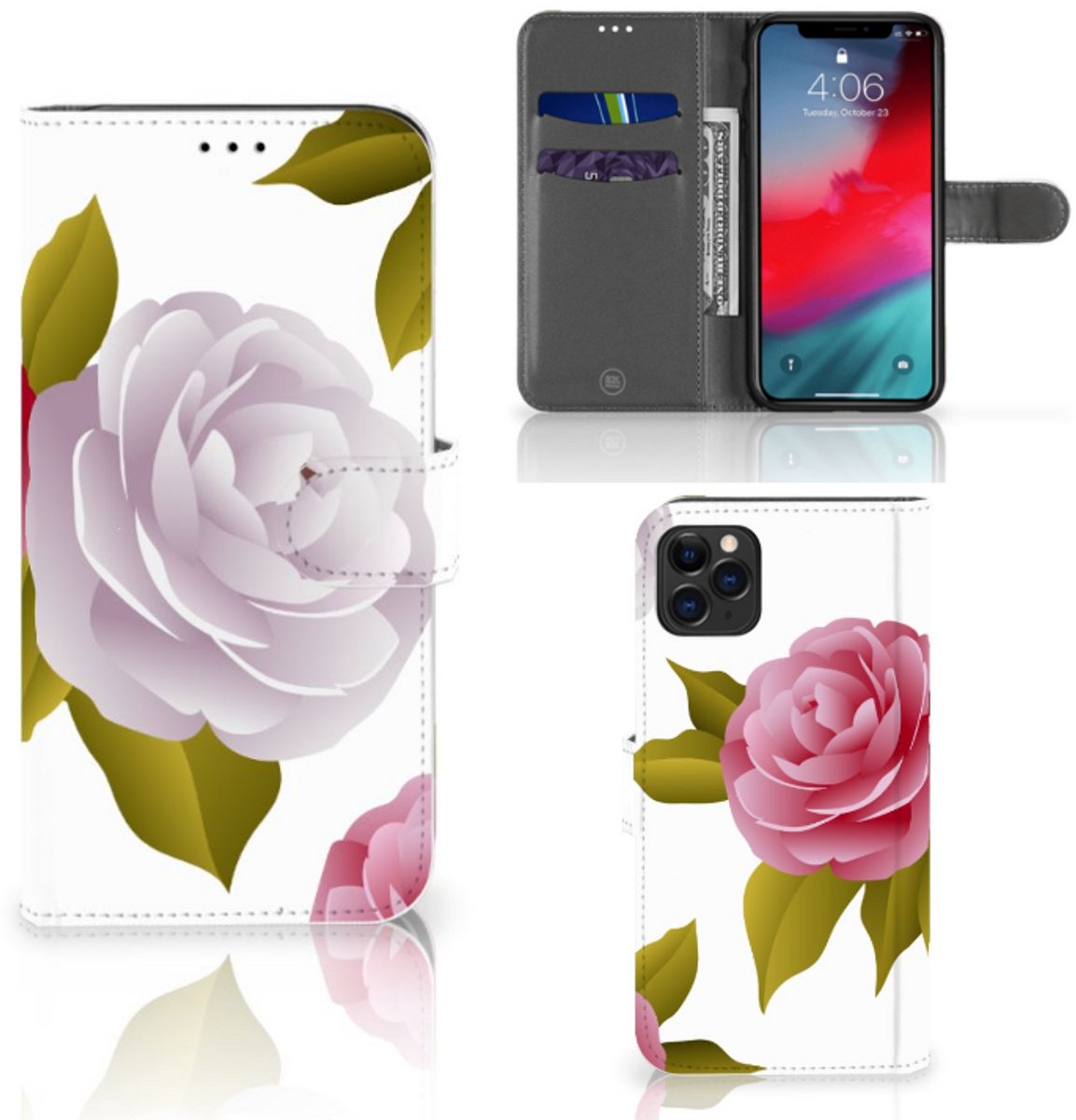 Apple iPhone 11 Pro Max Hoesje Roses