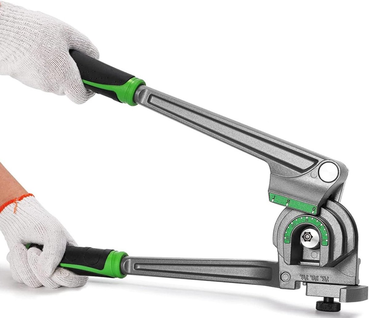 3-in-1 Lichtgewicht Buiggereedschap voor Buizen 1/4, 3/8 en 1/2 Inch voor HVAC Toepassingen, Perfect voor Installateurs en Doe-Het-Zelf Klussen