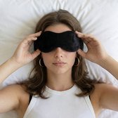 Kitsch Gewogen oogmasker om te slapen, lavendel verzwaard slaapmasker, satijnen oogmasker om te slapen, stijlvolle oogbedekking, gewogen kussen voor