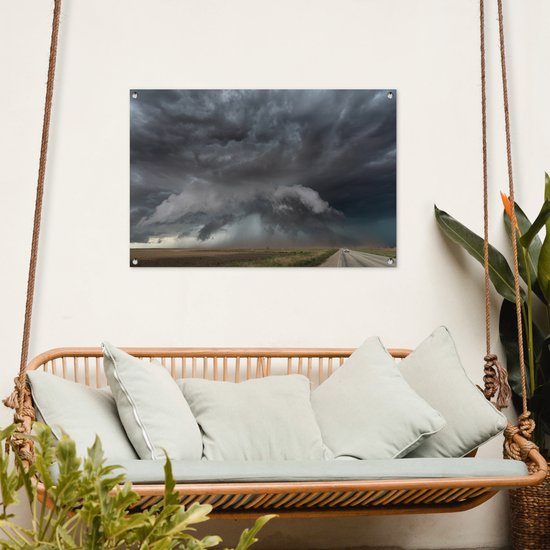 Posters de jardin extérieur Tornado chase Texas - 90x60 cm - Toile jardin