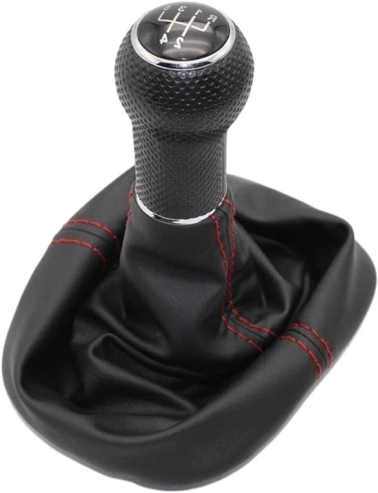 Schakelknop Pook - Versnellingspookhoes - Auto Interieur - Ergonomisch Ontwerp - 23 mm Gat - Zwart — afbeelding 2
