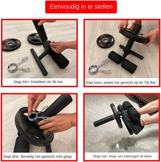 Tibialis Trainer - Scheenbeen trainer Kuit trainer - Spierversterking - Antislip oppervlakken - 5.5 cm diameter - Veelkleurig — afbeelding 5