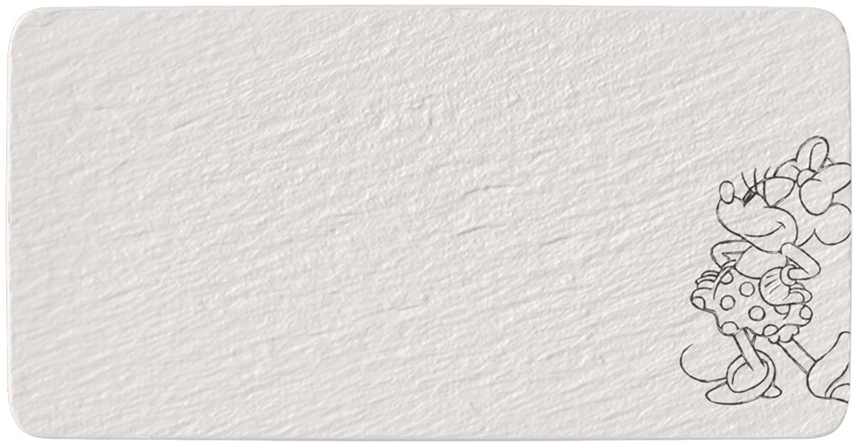 Servierplatte Manufacture Rock Blanc - Mickey Mouse 34,9 x 17,9 cm