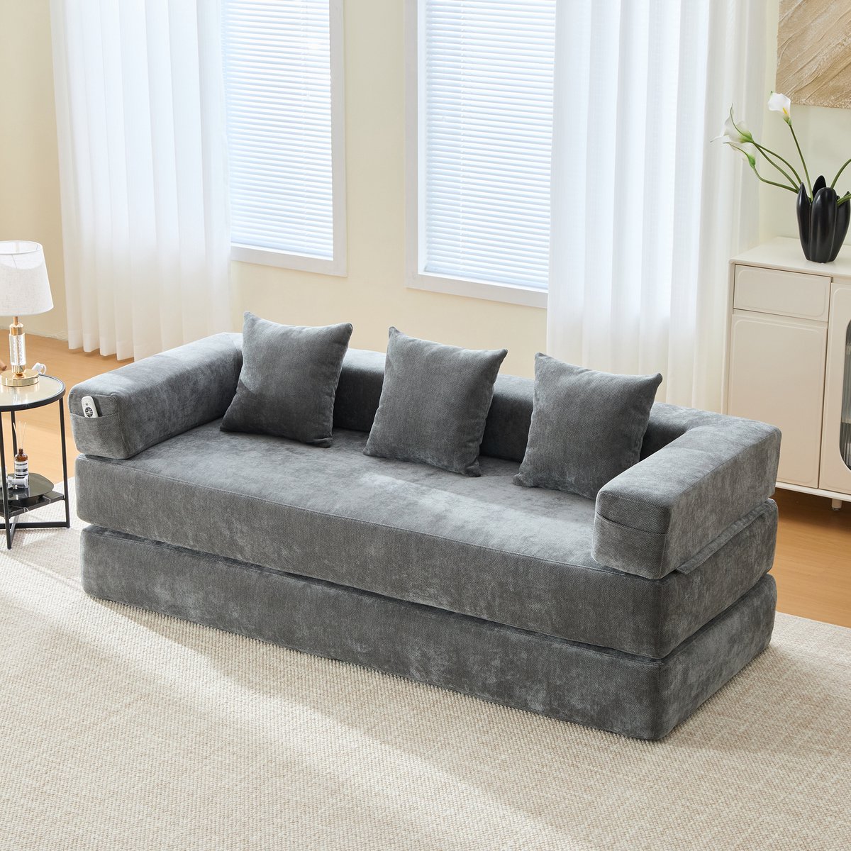 Wishdor - Modulaire Sofa Blokken - Vrij Combineerbaar Met Zijvakken En Antislip Onderzijde