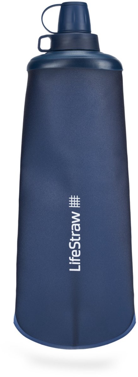 Lifestraw - Squeeze Bottle - Waterfilter 1 Liter Knijpfles Blauw