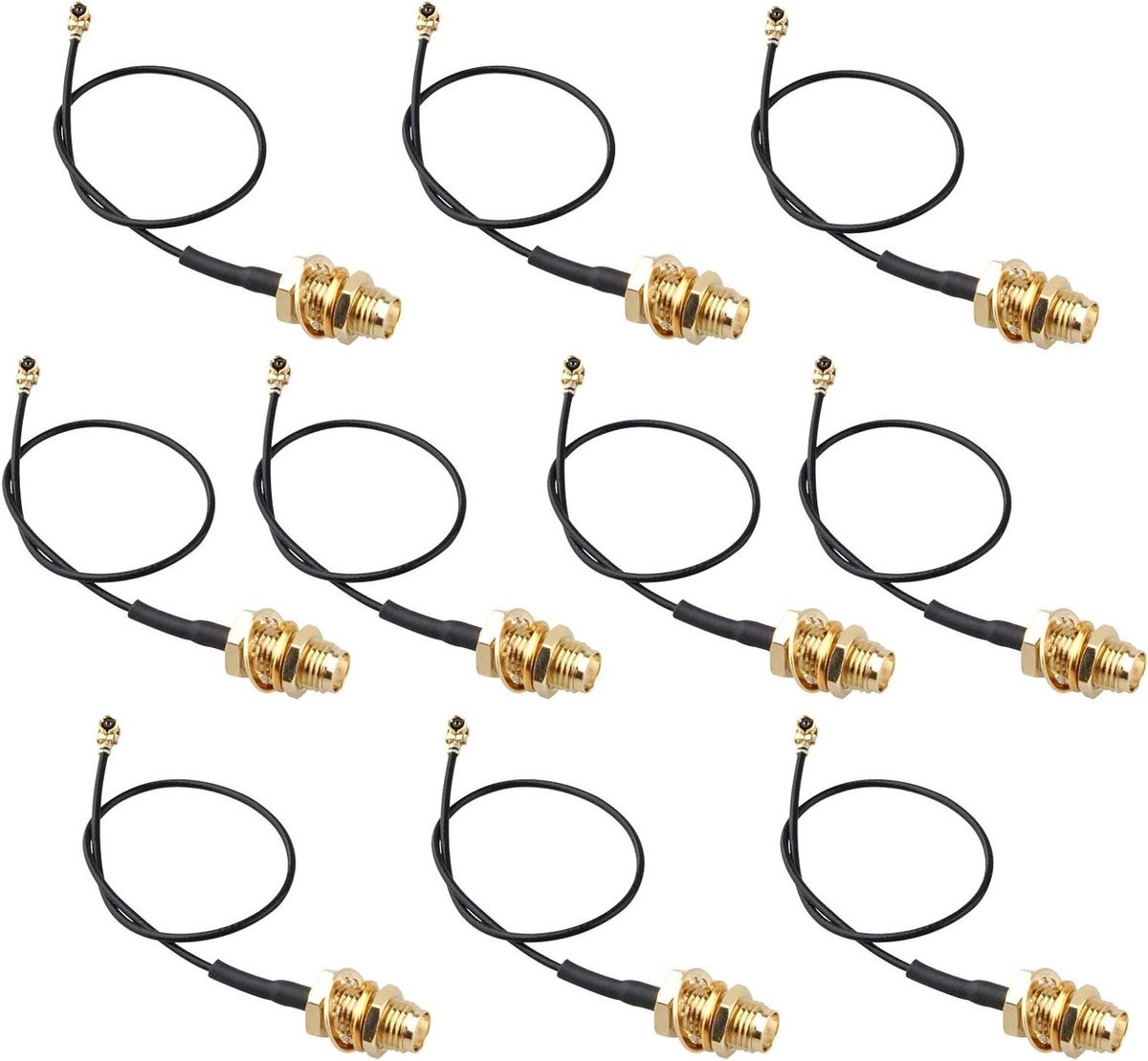 Mini PCI naar SMA Vrouwelijke 15cm Pigtail Antennekabel voor WiFi, IPX Connector en Extensie voor Handheld Radio en WLAN Gebruik