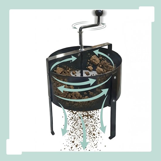 Tuinzeef - 56x40 cm - zwart — afbeelding 4