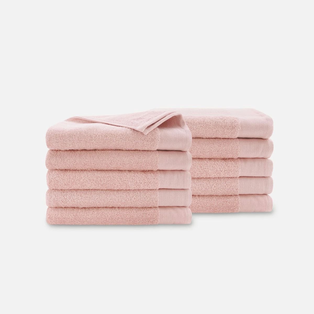 Walra Badhanddoek - Soft Cotton - Set van 10 - Hotel Kwaliteit - 100% katoen - 550 g/m² - 70x140 cm - Roze