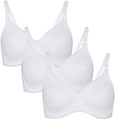 Bügel-BH Rock'n'Roll W (3-er Pack) Gemaakt van 100% katoen, comfortabel, vormgevend, niet gevoerd en zonder cups