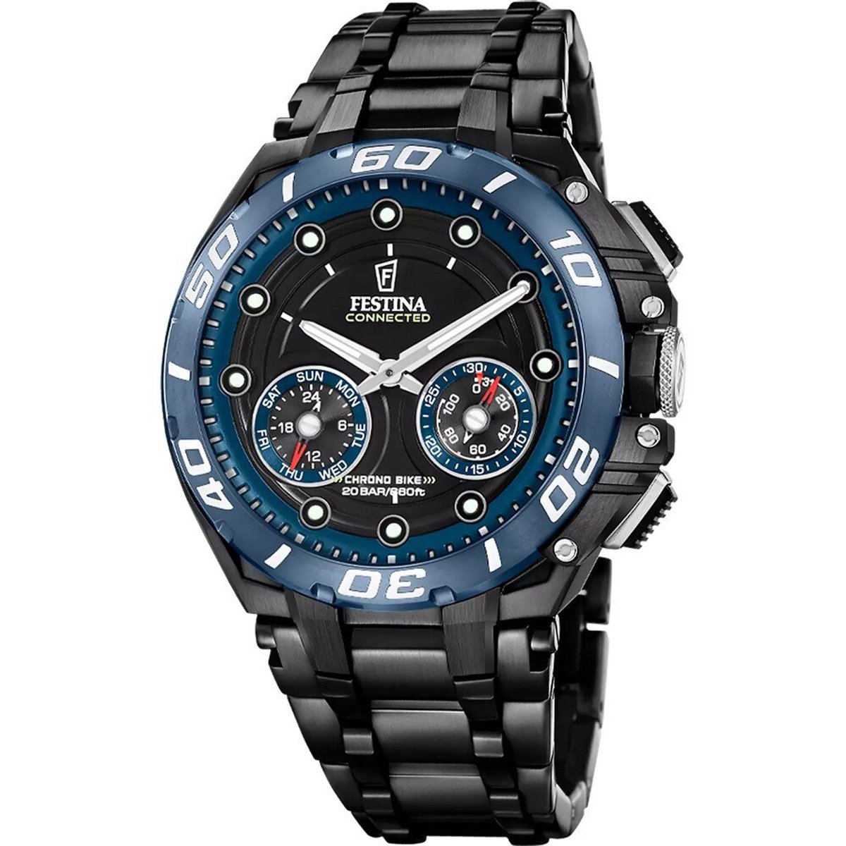 Festina - F20762-1 - Hybirduhr - Heren - Kwarts - Chronograph - Chrono Bike