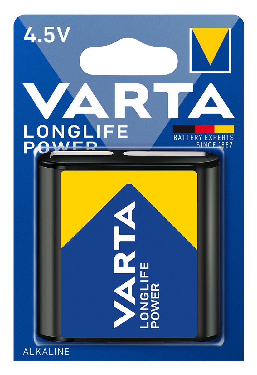 Varta MN1203/ 3LR12 platte batterij 4.5V