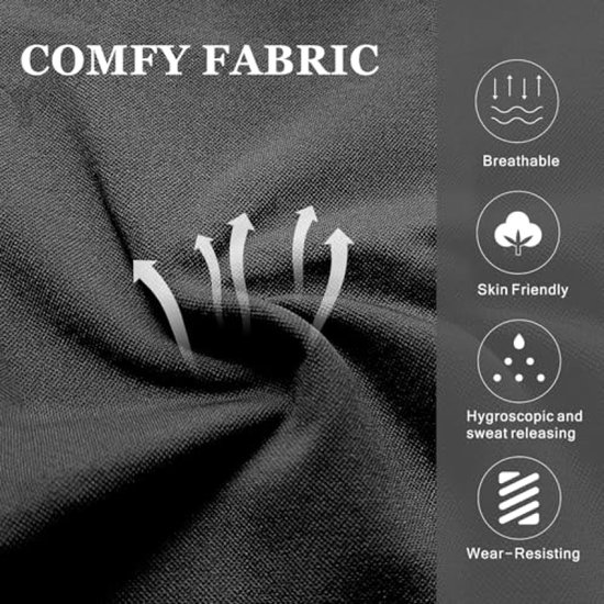Sportlegging voor dames - hoge taille - ondoorzichtig - scrunch butt - push-up - elastische yogabroek - zwart - maat L van Merkloos — afbeelding 3