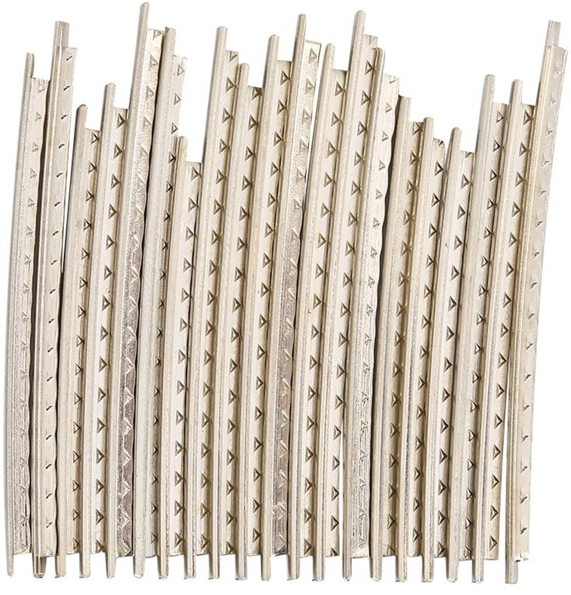 Allecto - Gitaar Fret Draad - Vervangende Fretdraden - 20 Stuks - Wit Koper - Geschikt voor Akoestische en Elektrische Gitaren - 2mm