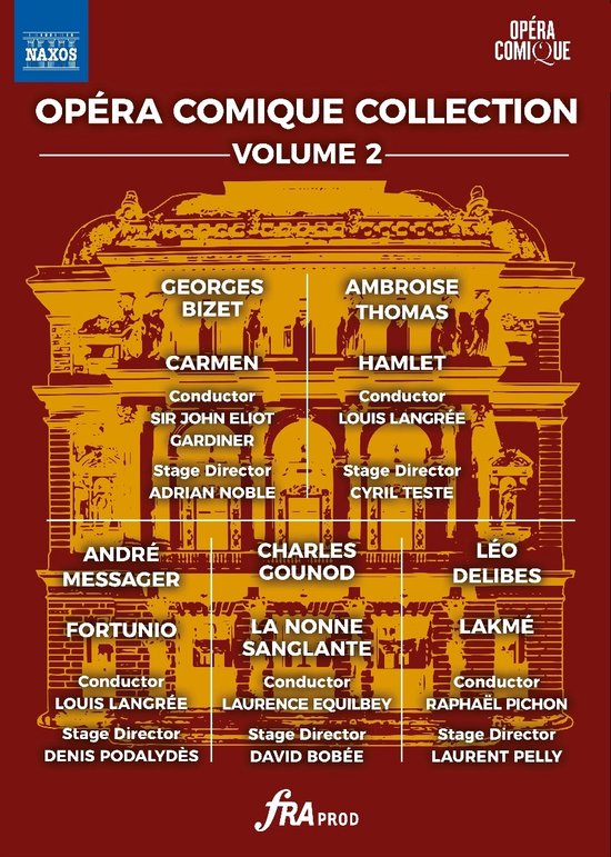 Opera Comique Collection, Volume 2, met de opera's Carmen, Hamlet, Fortunio, La Nonne Sanglante en Lakmé.