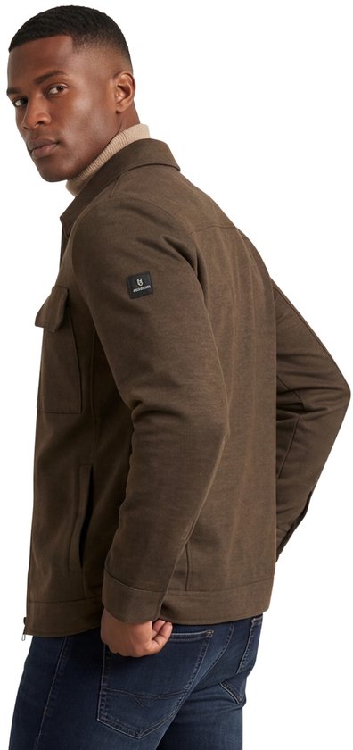 Overshirt Vanguard Bruin gemeleerd dubbele borstzak