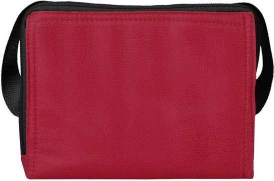 Bullet kleine koeltas voor sixpack blikjes - 3,5 liter - rood - 20 x 15 x 12 cm - Lunchtrommel van Bullet — afbeelding 5