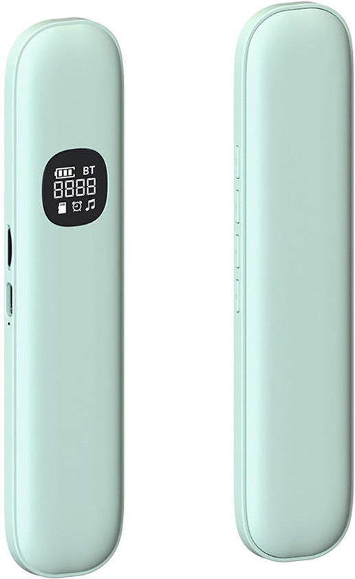 Bluetooth kussenspeaker met botgeleiding, witte ruis, TF-kaart, timer, 8 uur batterij voor slapen (groen)
