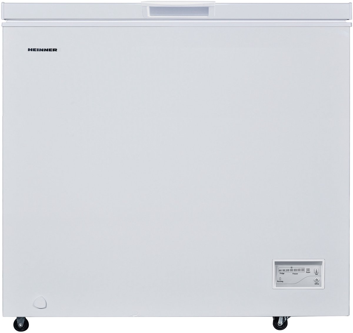 Heinner HCF-200CNHE++ Vrieskist – 198 L – Inverter Compressor – Convertible (Vriezer/Koelkast) – Waterbestendig LED-display – Wit – 5 Jaar Garantie