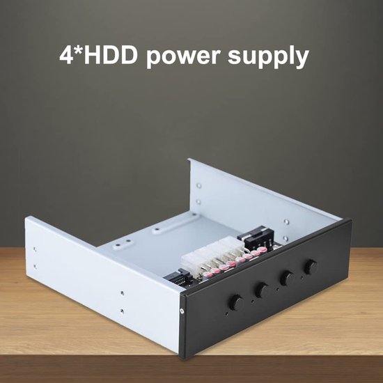 HDD Power Control Switch - 4 schakelaars voor harde schijf - SATA Drive Switcher met IDE - 2xSATA 15Pin interfaces - desktop PC computer optisch station . — afbeelding 5