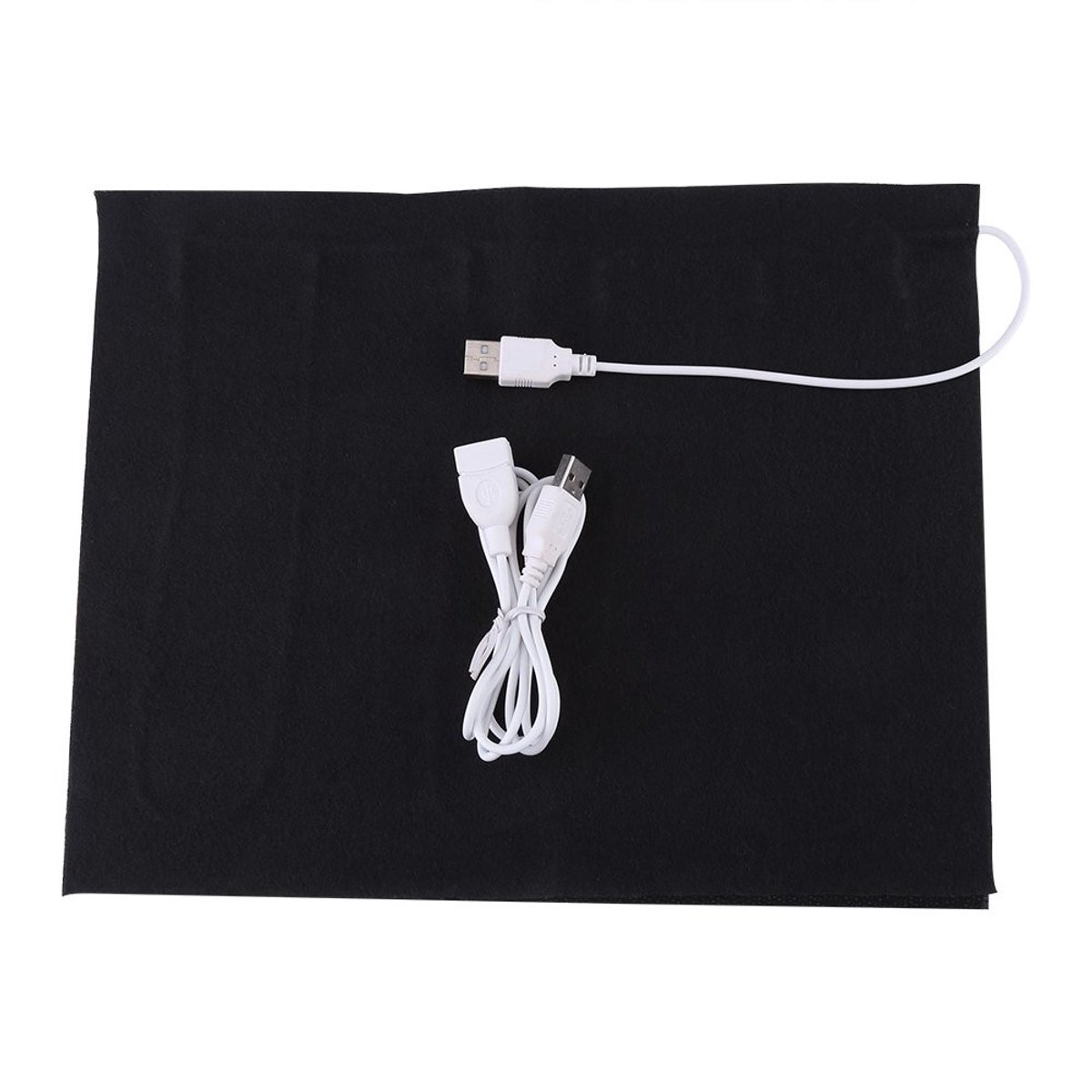 Dailygoods - USB Verwarmingskussen - Voor Nek en Rug - Zwart - Pet Warmer - Comfortabele Warmte voor Thuis - Ideaal voor Koudere Dagen