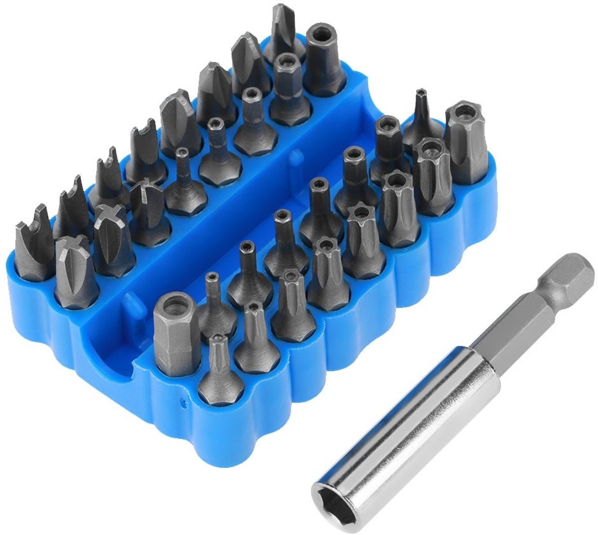 Dailygoody - Schroevendraaier bits - Precisie gereedschap - Multifunctionele set - 33 stuks - Duurzaam en slijtvast - Geschikt voor machine-apparatuur