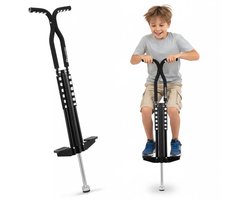 HyperMotion POGO Springstok voor Kinderen – Jumper met Veer – Zwart – Tot 50 kg
