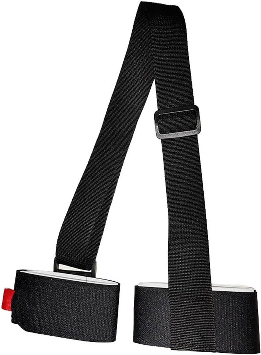 Verstelbare Schouderbanden voor Ski's en Snowboards, Duurzaam Nylon Polyester, Ideaal voor Transport en Opslag, Blauw, M