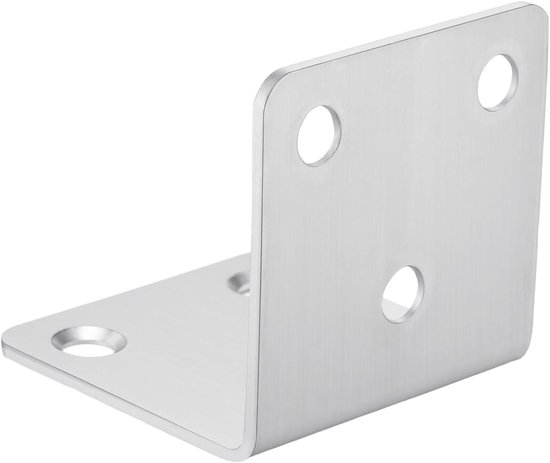 Hoekbeugels voor Meubels, 12 Stuks, 40 x 40 x 40 mm, Sterke Metalen Hoeksteunen voor Planken en Raamondersteuning — afbeelding 4