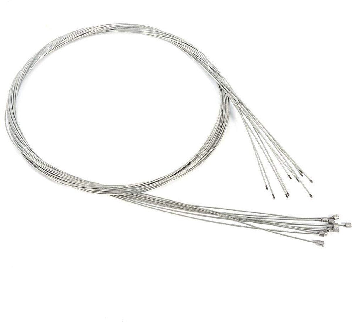 Dailygoody - Interchangeable Bicycle Cable Set - Fietskabels - Hoogwaardige kwaliteit - Zilver - Schakel kabelset - 10 stuks - Geschikt voor mountainb..