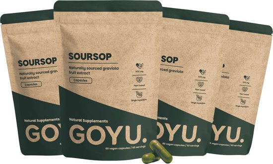 GOYU® - Soursop Extract Capsules 500 mg Multipack 240