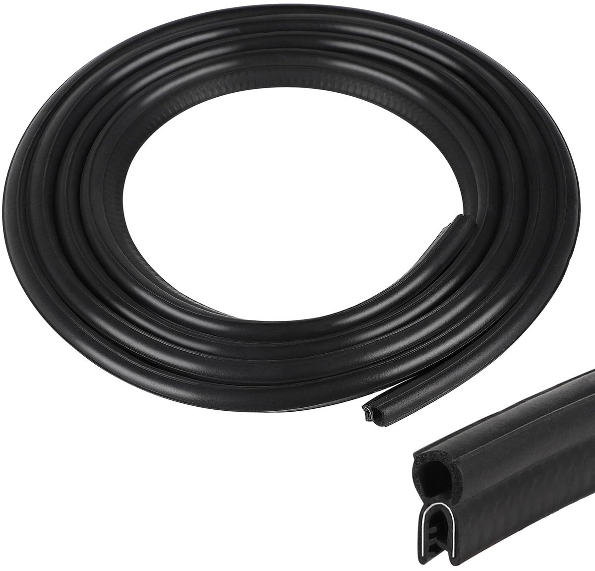 Dailygoody - Afdichtingsprofiel - Rubber - Duurzaam en weerbestendig - Zwart - Autodeurafdichting - Voor caravans en vrachtwagens