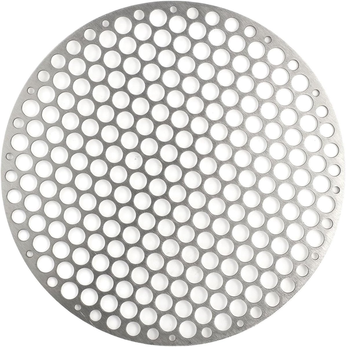 Ronde BBQ Grill Mesh van RVS, Perfect voor Buiten Koken, Grillen en Stomen, 20 cm