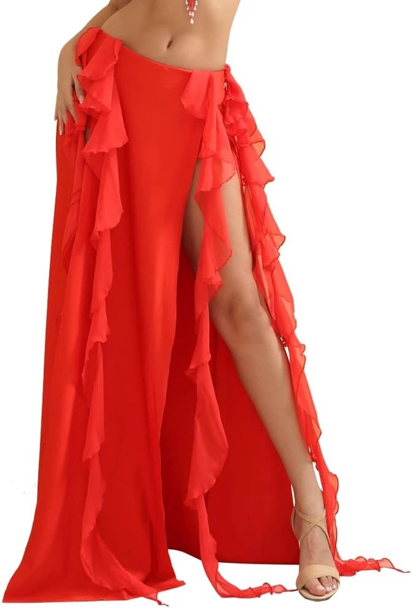 Elegante Lange Buikdansrok voor Vrouwen – Oriëntaalse Dansrok, Buikdans Kostuum en Dansoutfit