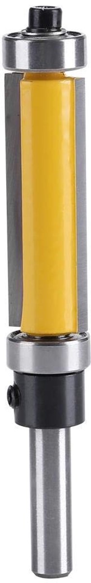 Dailygoody - Flush Trim Straight Frees - Houtbewerkingsgereedschap - 1-1/2 inch H - 1/4 inch Schacht - Precisie Snijden - Voor Houtbewerkers