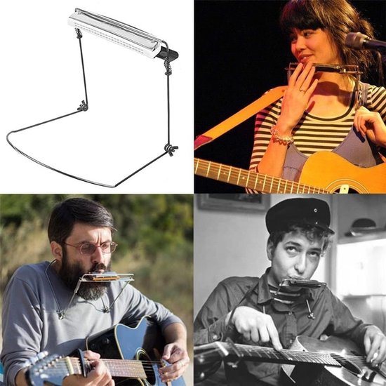 Harmonicasteun met Verstelbare Nek voor 10-Gats Mondharmonica - Ideaal voor Muzikanten en Optredens — afbeelding 4