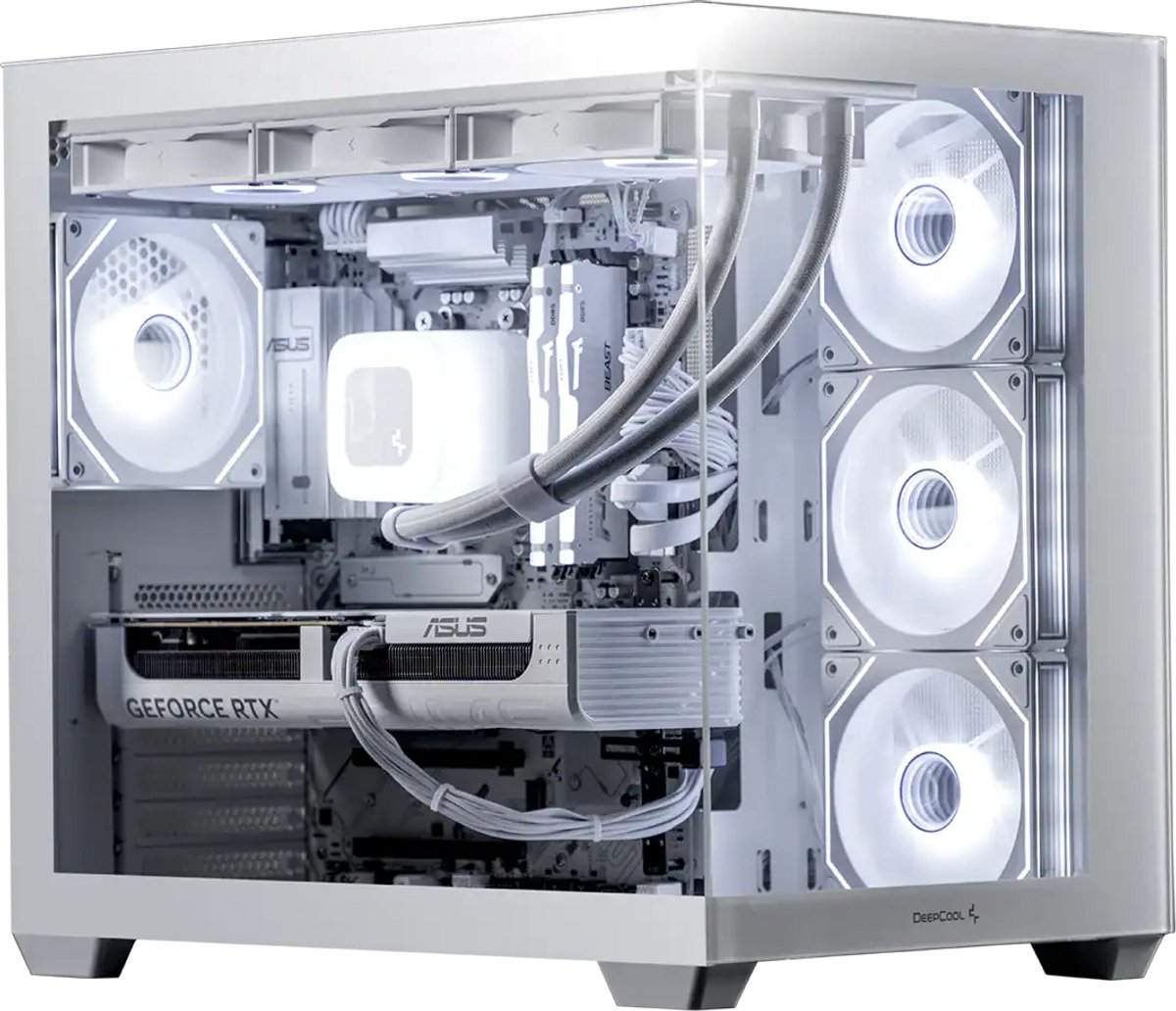 Gaming PC | AMD Radeon RX 9070 XT | AMD Ryzen 7 7800X3D | 32GB | Prism White AMD R97XT
