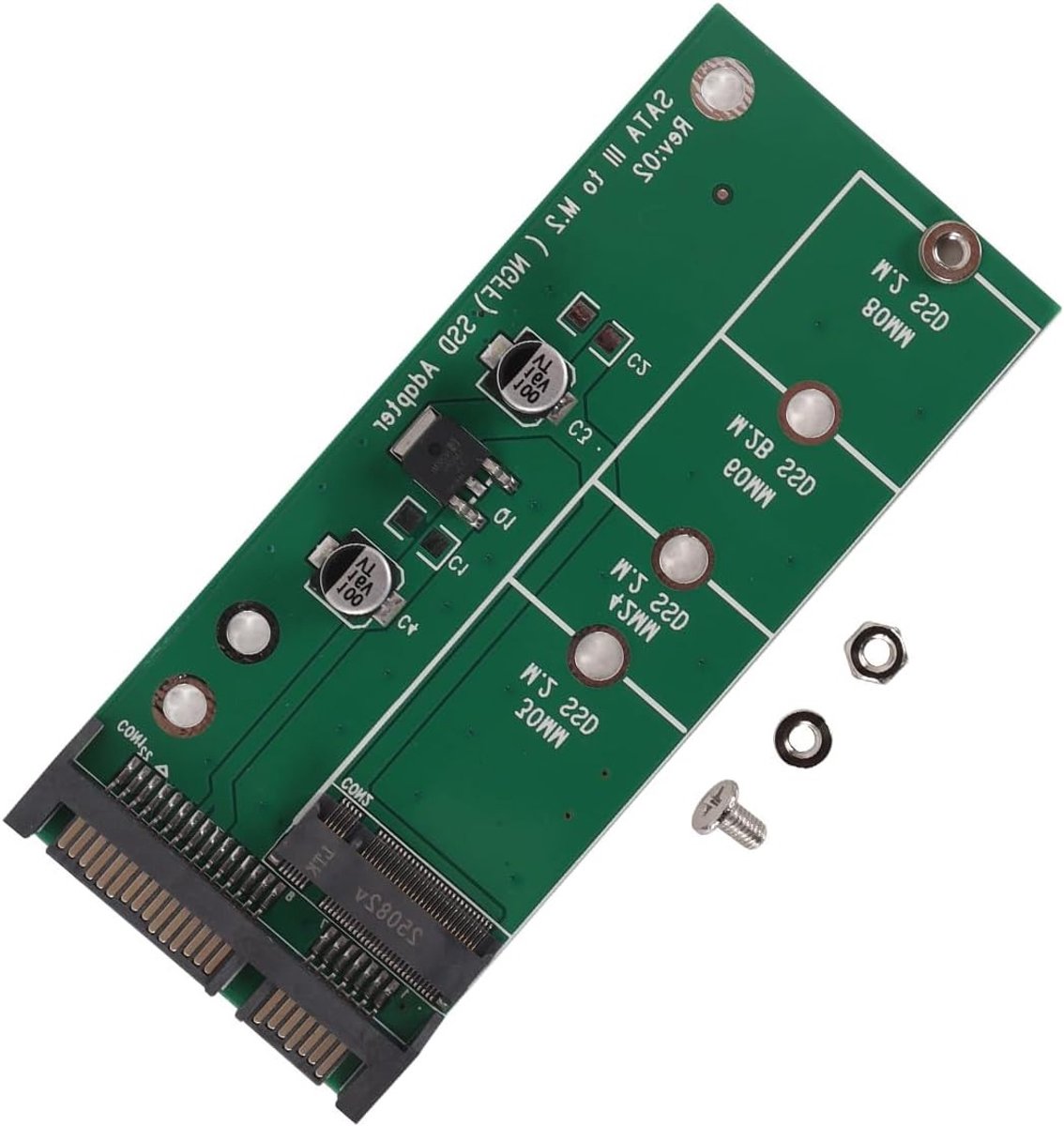 NGFF naar SATA3 SSD Adapter voor B KEY Interface - Ideaal voor Upgrade en Gegevensoverdracht
