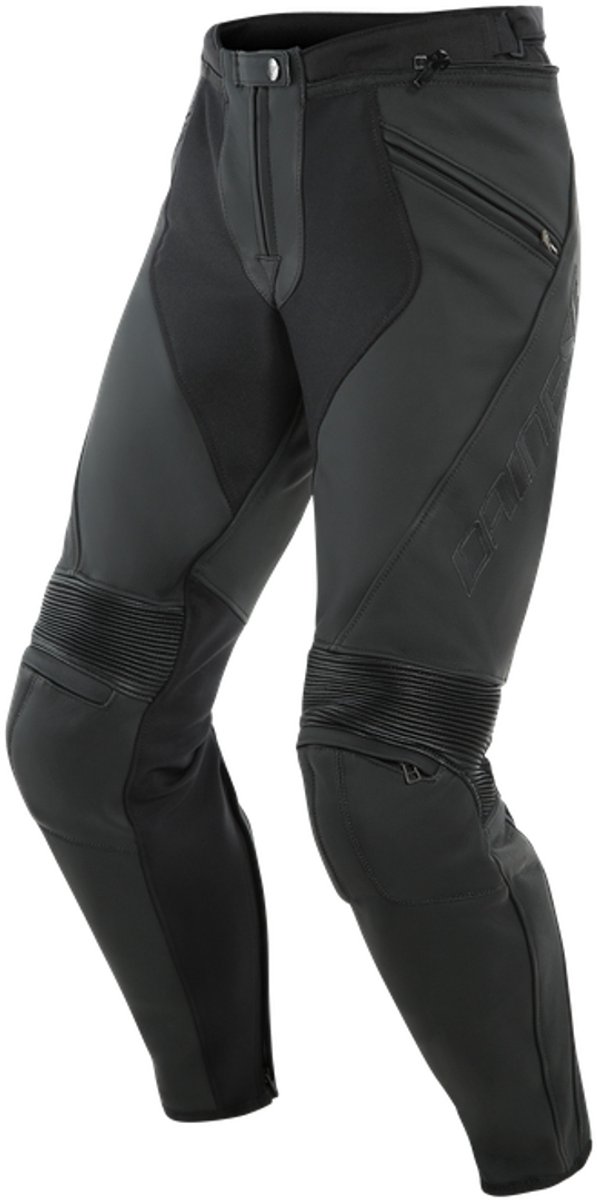 Dainese Pony 3 S26 geperforeerde leren motorfietsbroeken -