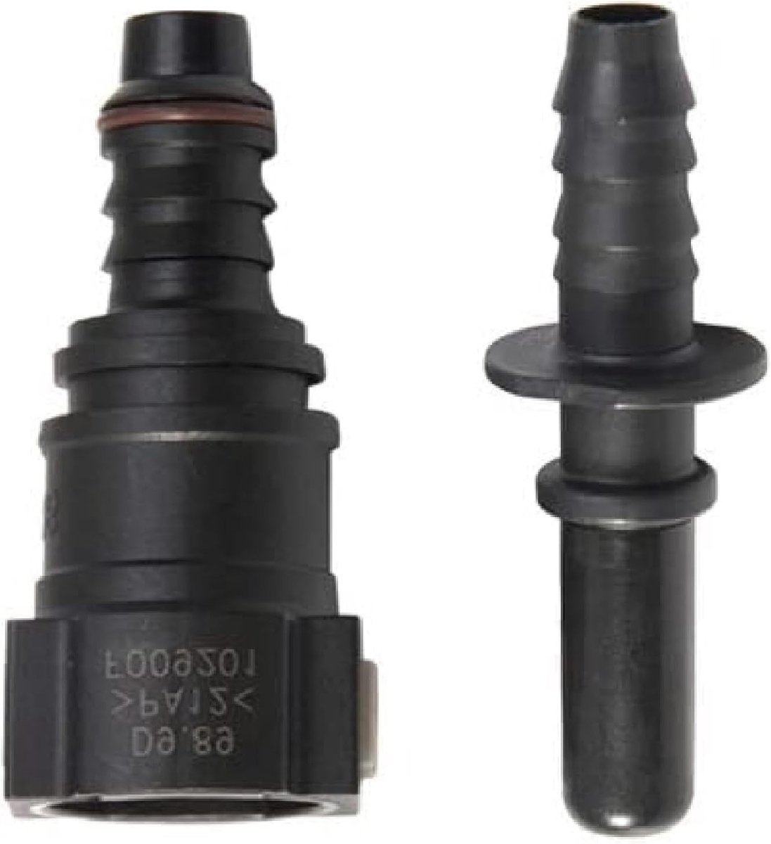 Snelkoppeling voor Brandstofslang - Brandstofleiding - Slangkoppeling - Snelle Ontkoppeling voor Brandstofleiding - 7.9 x 6 mm - Verpakking van 2